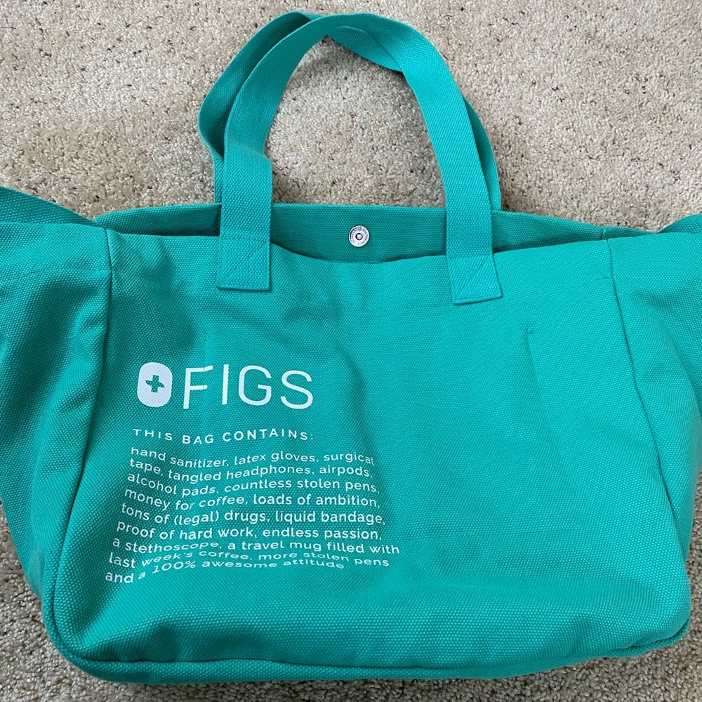 FIGS Surgical Green Tote Bag